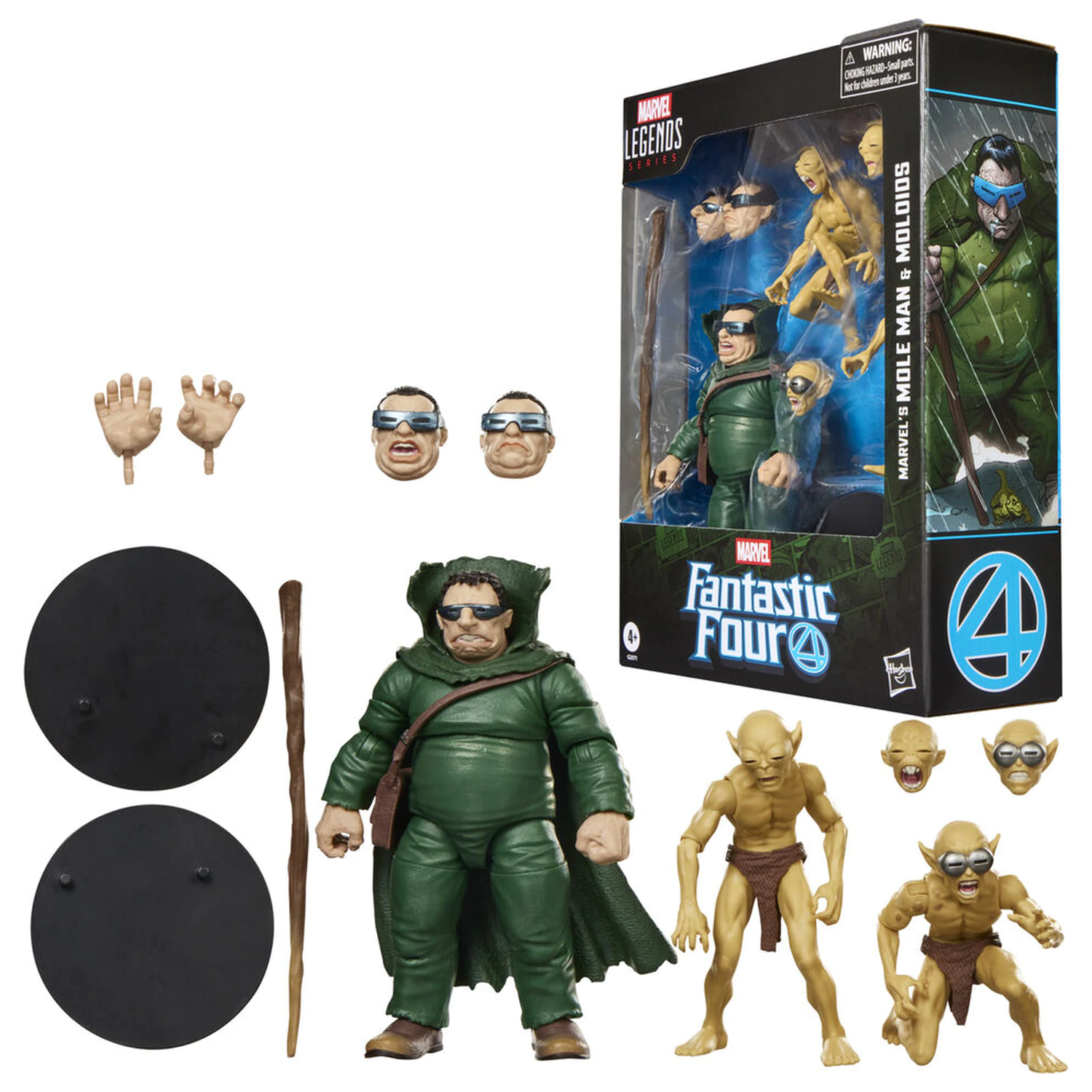 Marvel Fantastic Four Marvels Mole Man & Moloios set figura 15cm fotografija proizvoda