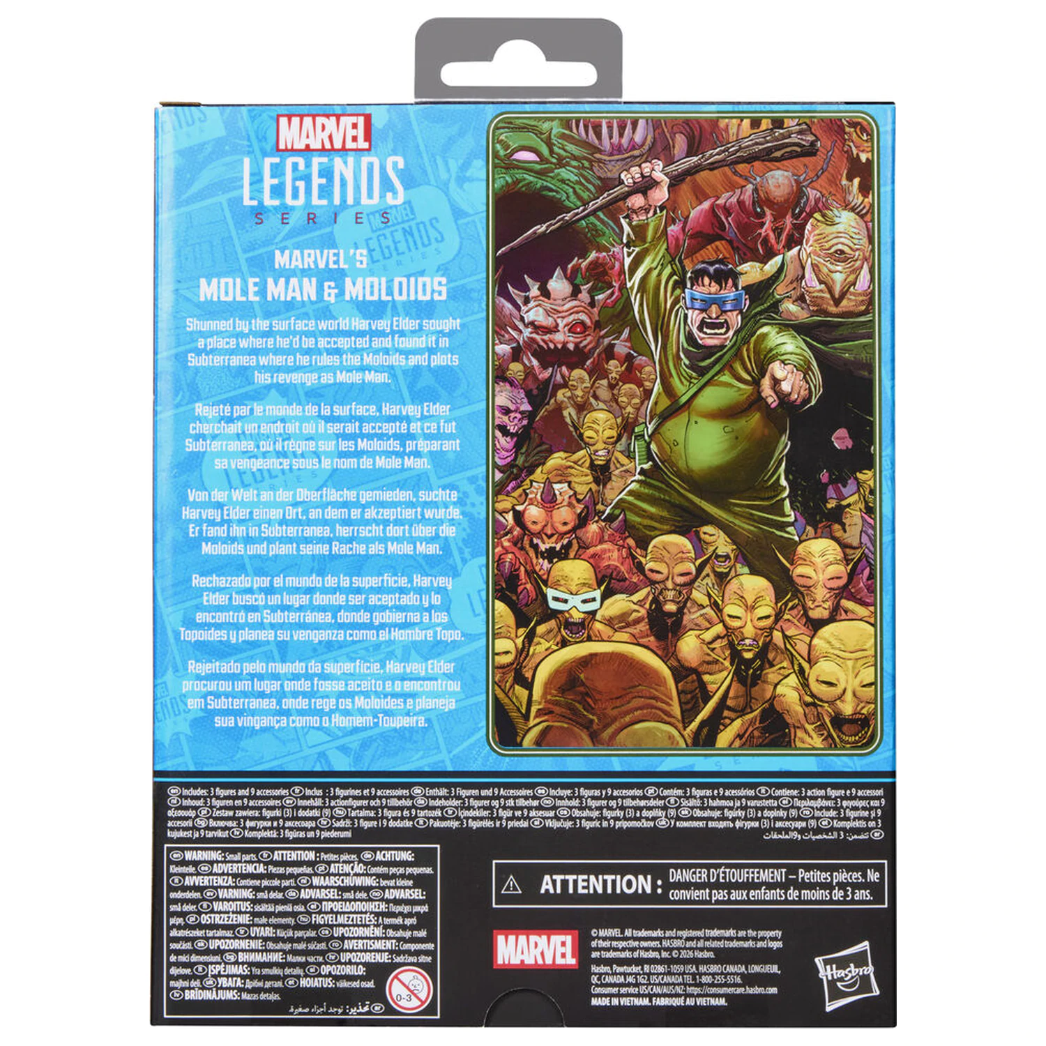 Marvel Fantastic Four Marvels Mole Man & Moloios set figura 15cm fotografija proizvoda