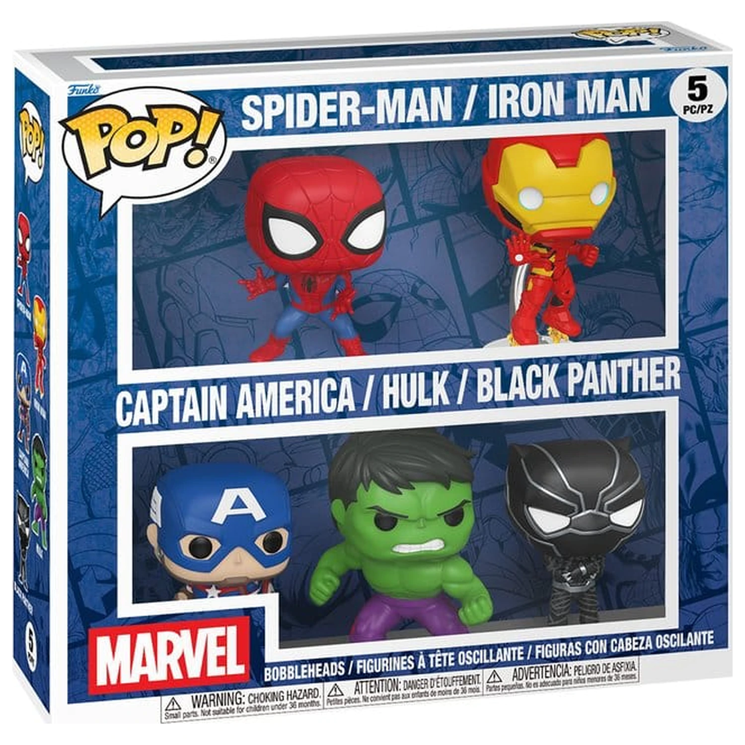 Marvel Funko POP! Vinilna figura komplet od 5 komada 9 cm fotografija proizvoda