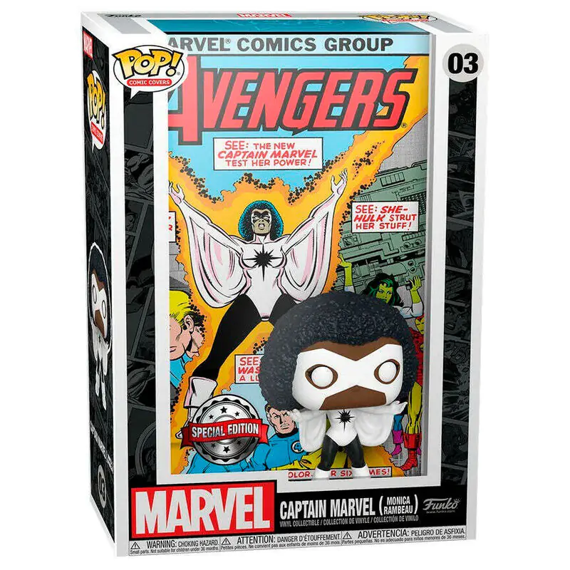Marvel POP! Art Cover Vinyl Figura Kapetan Marvel fotografija proizvoda