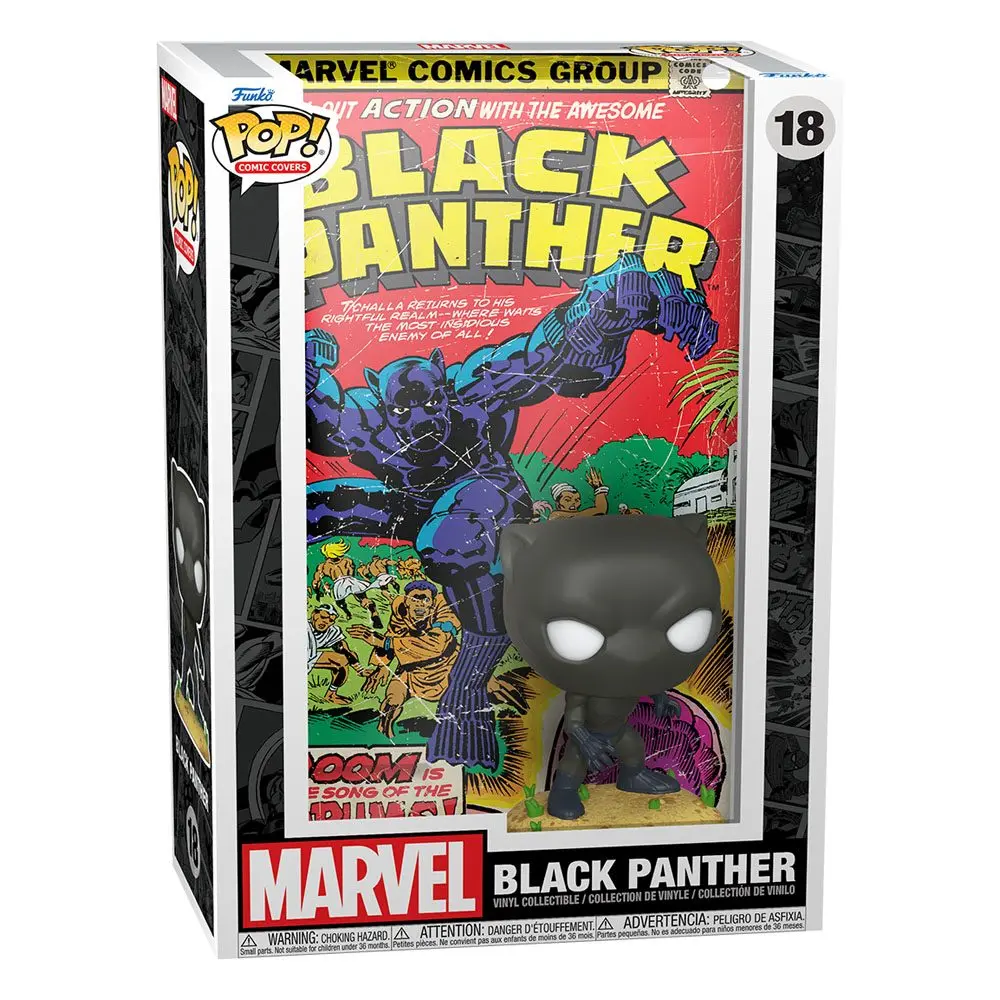 Marvel POP! Comic Cover Vinyl Figura Black Panther 9 cm fotografija proizvoda