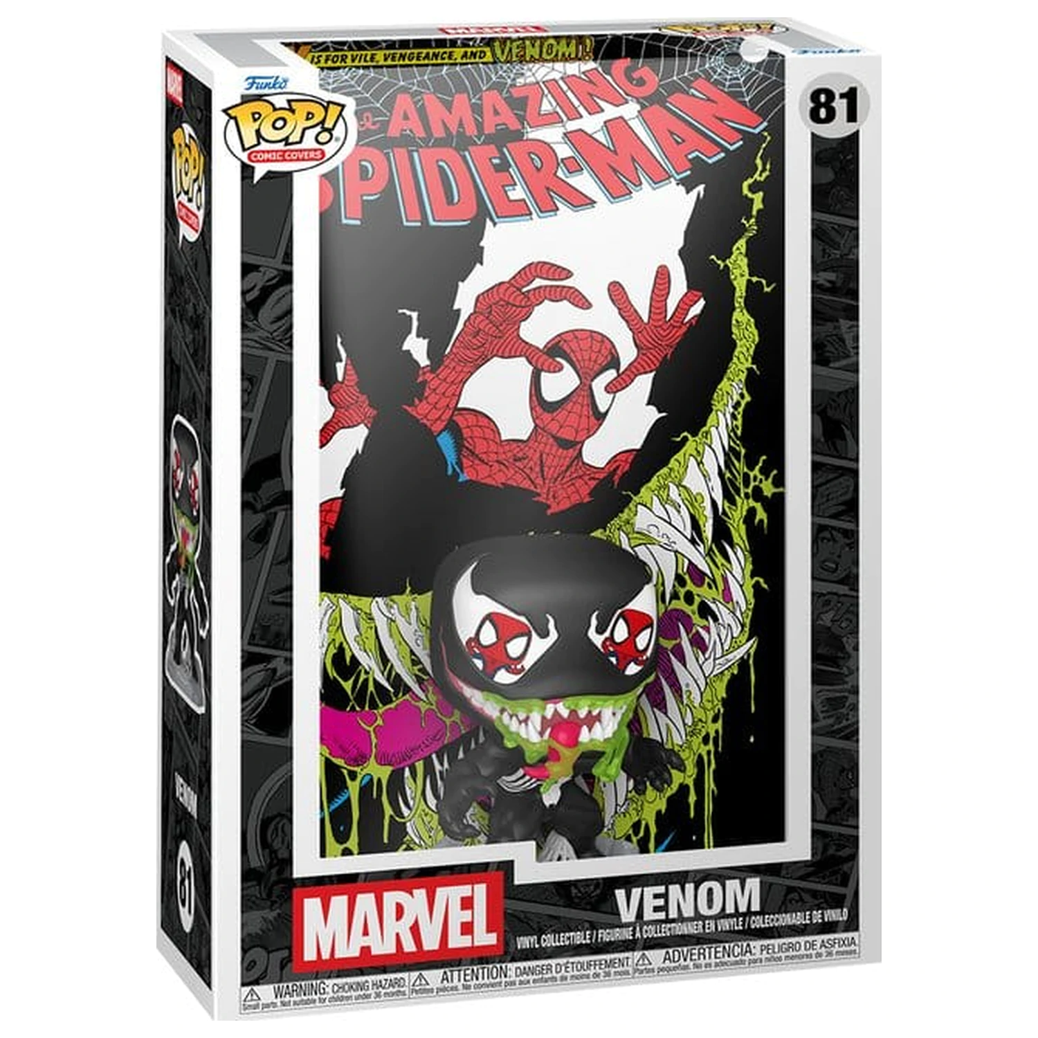 Marvel Funko POP! Comic Covers Vinilna Figura Amazing Spider-Man #346 (Venom) 9 cm fotografija proizvoda