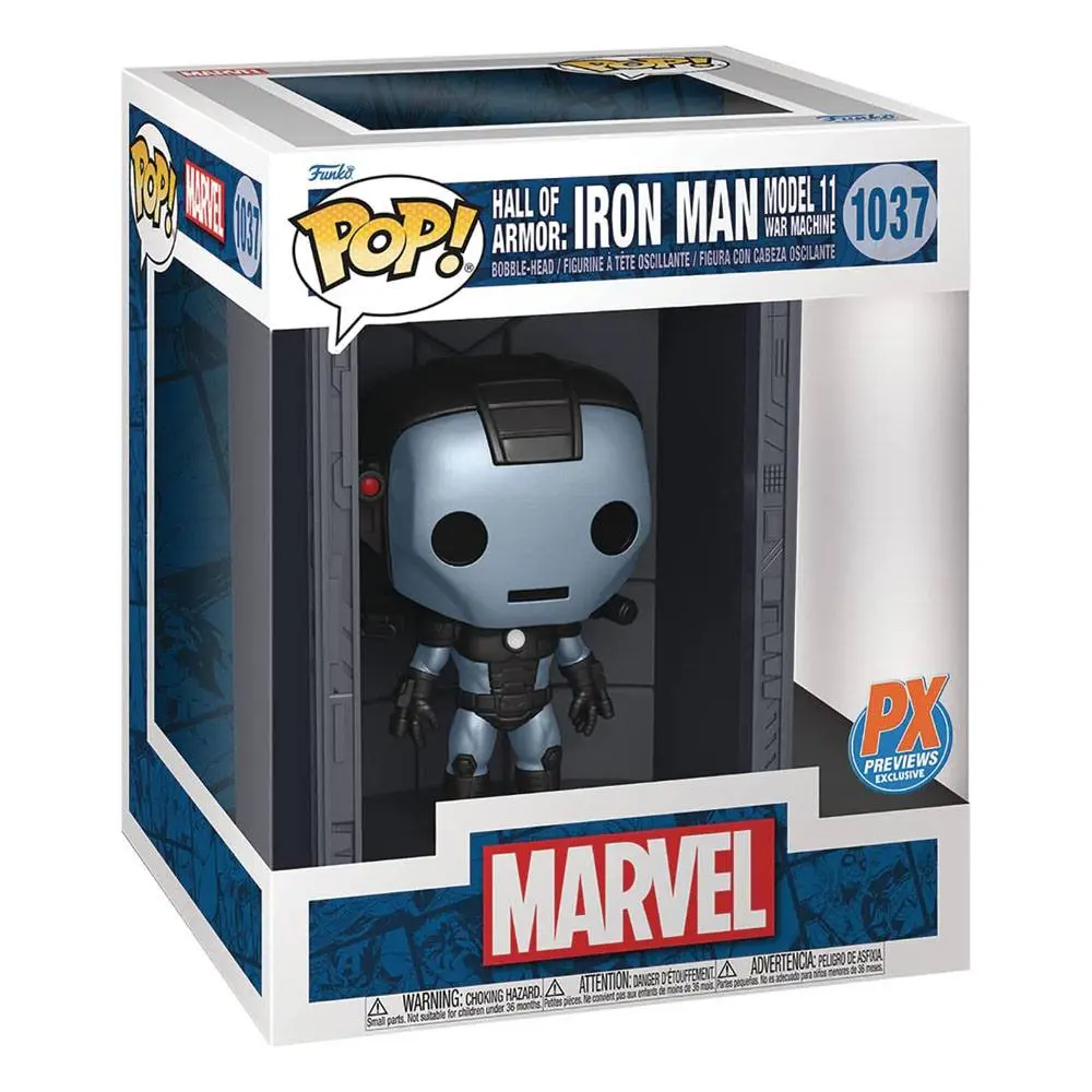 Marvel POP! Deluxe Vinyl Figura Hall of Armor Iron Man Model 11 War Machine PX Exclusive 9 cm fotografija proizvoda