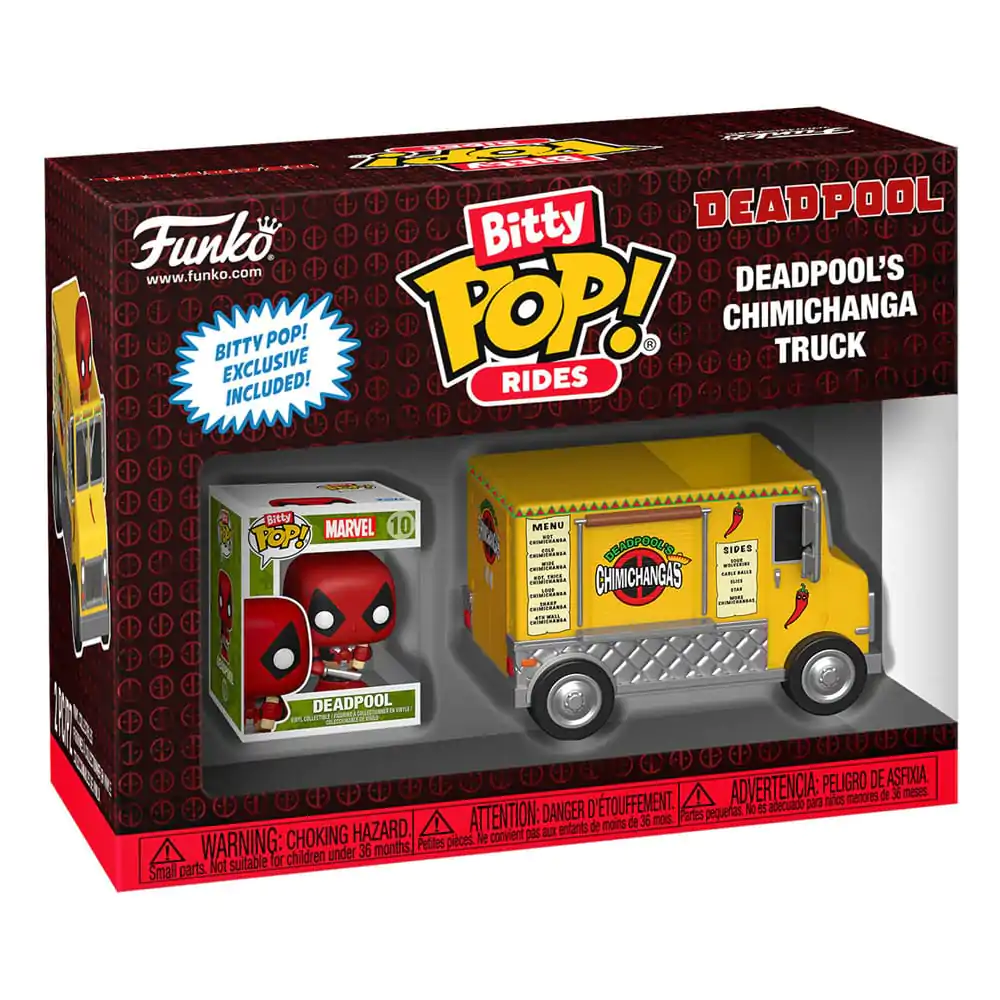 Marvel Funko POP! Rides Vinyl Figura Deadpool s Kamionom za Chimichange 2,5 cm fotografija proizvoda