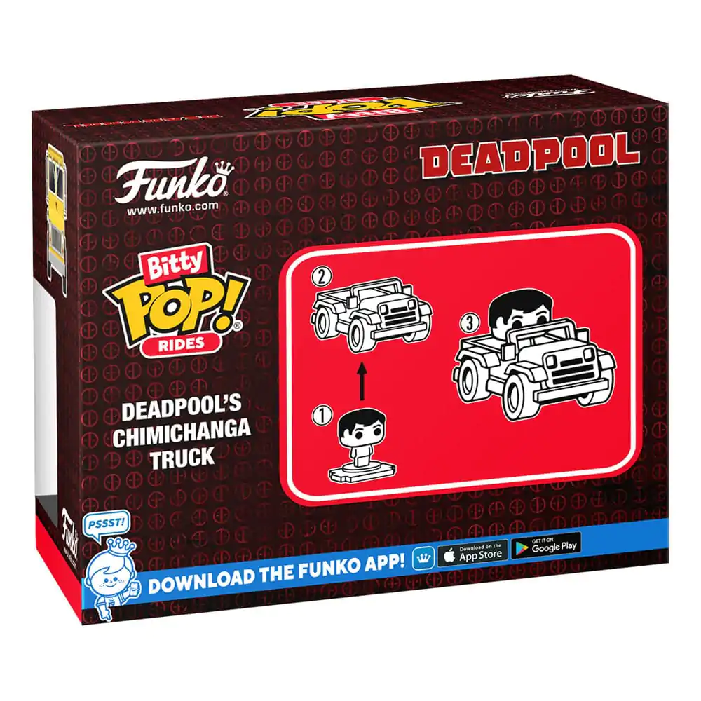 Marvel Funko POP! Rides Vinyl Figura Deadpool s Kamionom za Chimichange 2,5 cm fotografija proizvoda