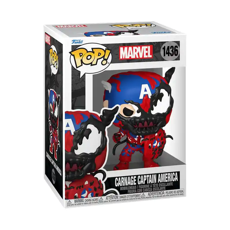 Marvel Funko POP! Vinilna figura Carnageized - Captain America 9 cm fotografija proizvoda