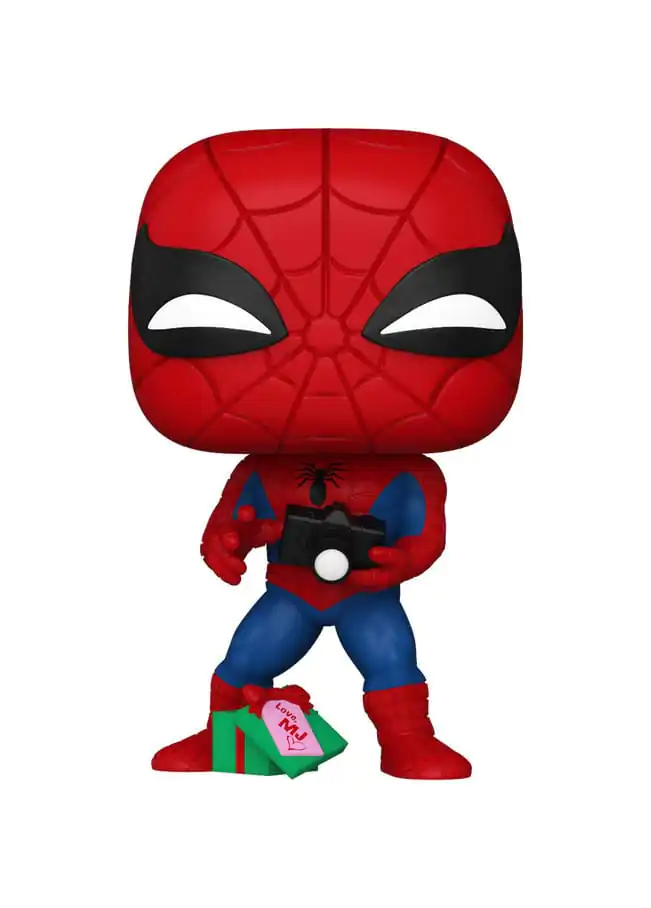 Marvel Funko POP! Vinyl figura Holiday Spiderman s otvorenim poklonom 9 cm fotografija proizvoda