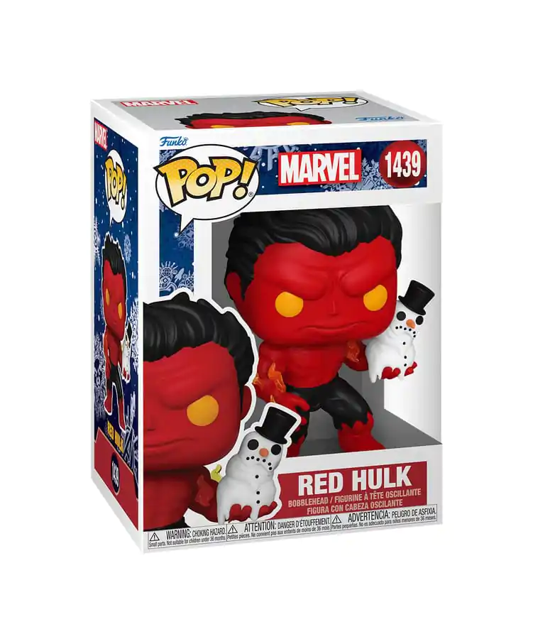 Marvel Funko POP! Vinil Figura Holiday Red Hulk 9 cm fotografija proizvoda