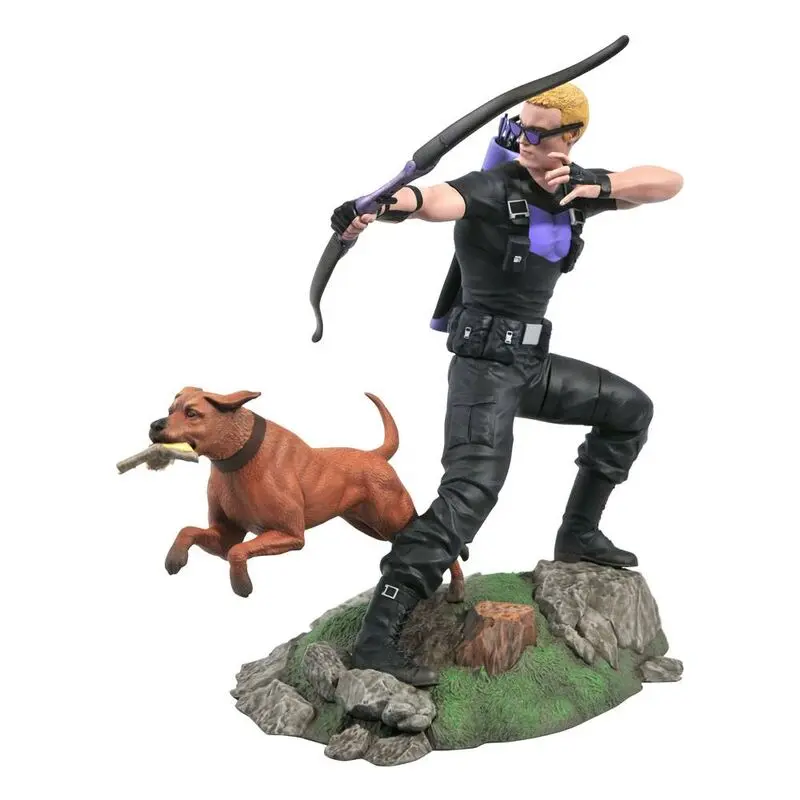 Marvel Comic Gallery PVC kipić Hawkeye s Pizza Dog 23 cm fotografija proizvoda