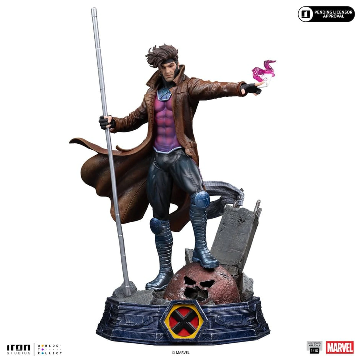Marvel Gambit Unleashed Art Scale Statua 1/10 Gambit fotografija proizvoda