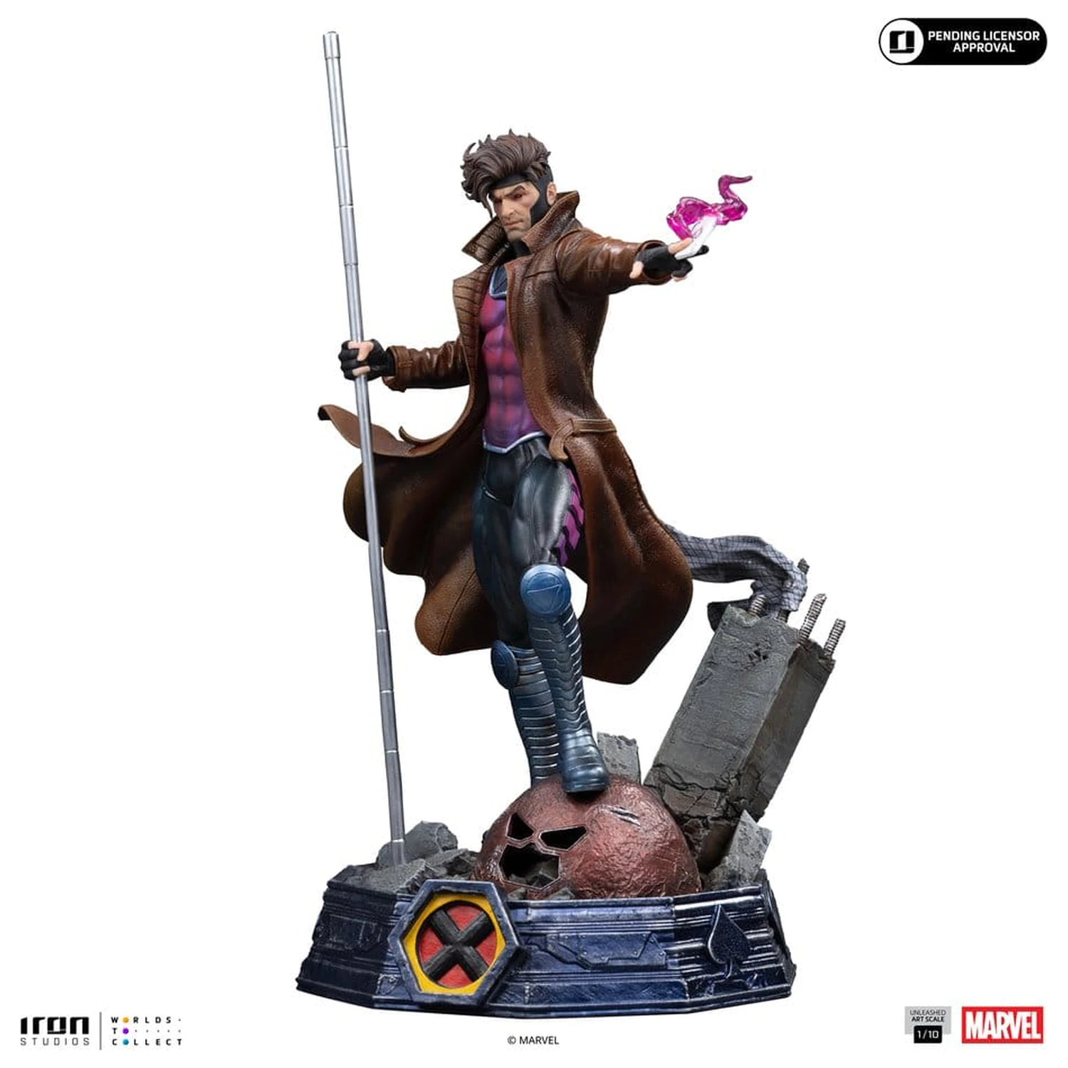 Marvel Gambit Unleashed Art Scale Statua 1/10 Gambit fotografija proizvoda