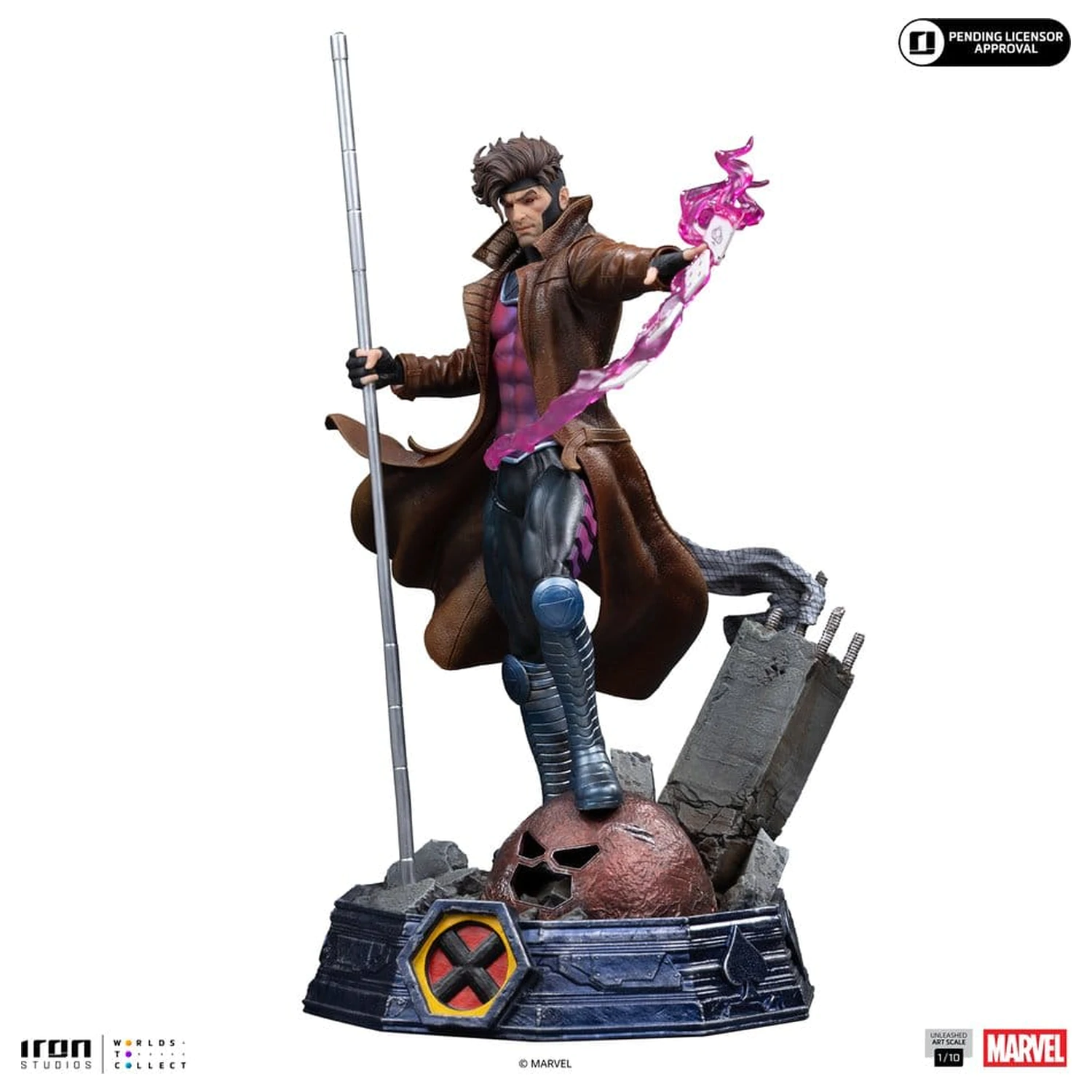 Marvel Gambit Unleashed Art Scale Statua 1/10 Gambit fotografija proizvoda