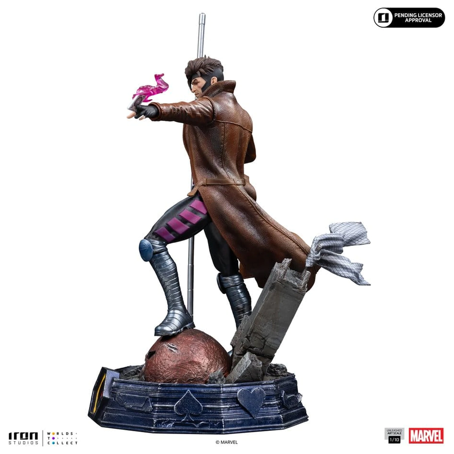 Marvel Gambit Unleashed Art Scale Statua 1/10 Gambit fotografija proizvoda