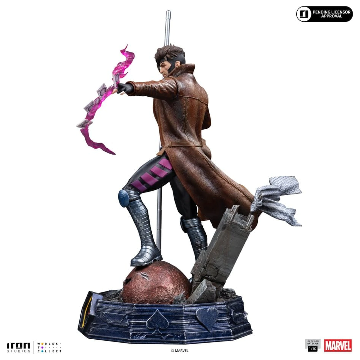 Marvel Gambit Unleashed Art Scale Statua 1/10 Gambit fotografija proizvoda