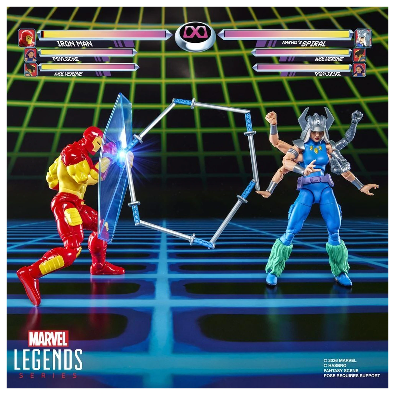 Marvel Games Iron Man Vs Marvels Spiral pack 2 figure 15 cm fotografija proizvoda