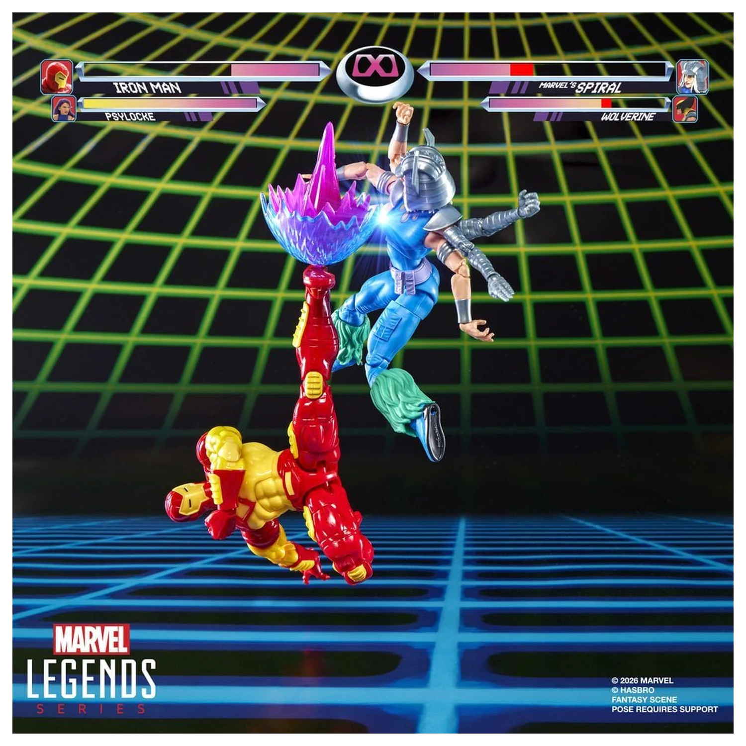 Marvel Games Iron Man Vs Marvels Spiral pack 2 figure 15 cm fotografija proizvoda