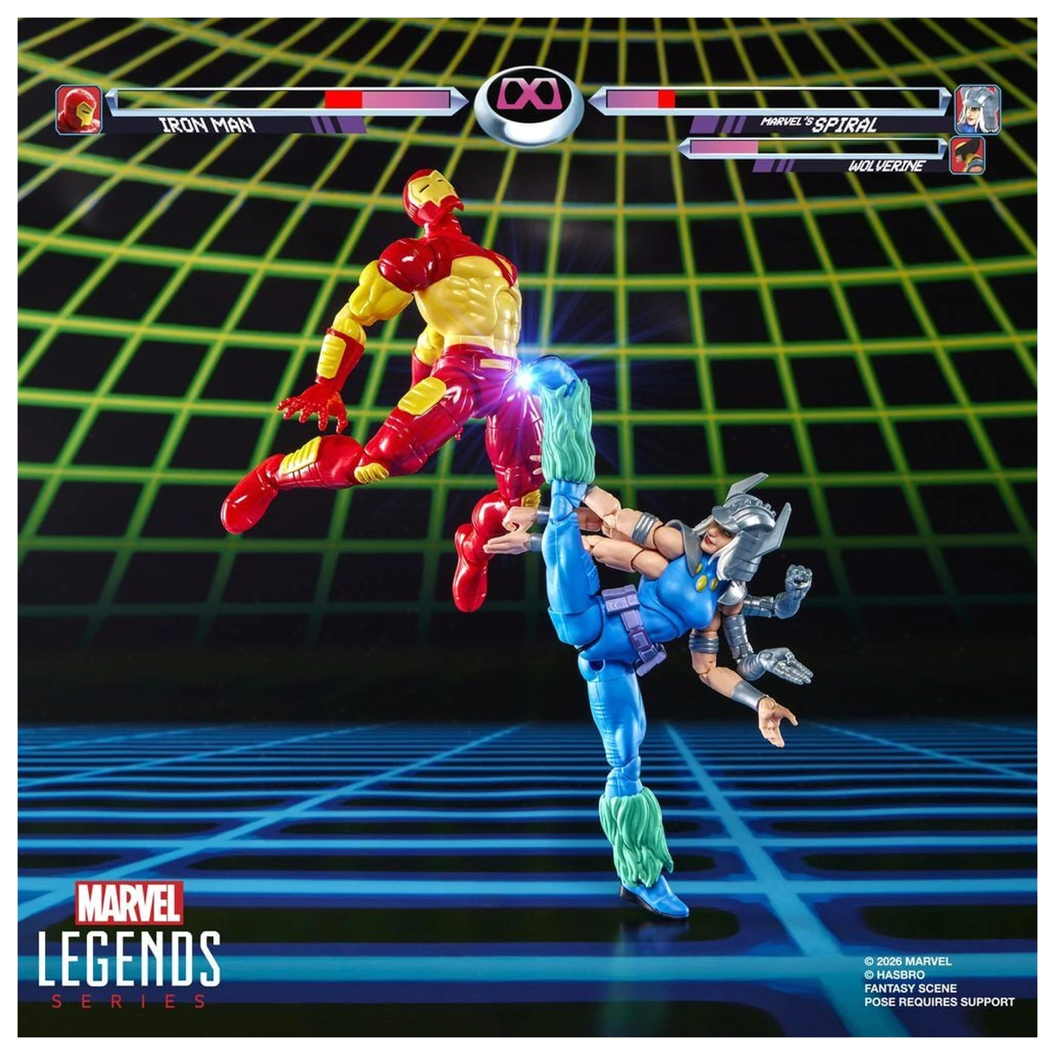 Marvel Games Iron Man Vs Marvels Spiral pack 2 figure 15 cm fotografija proizvoda