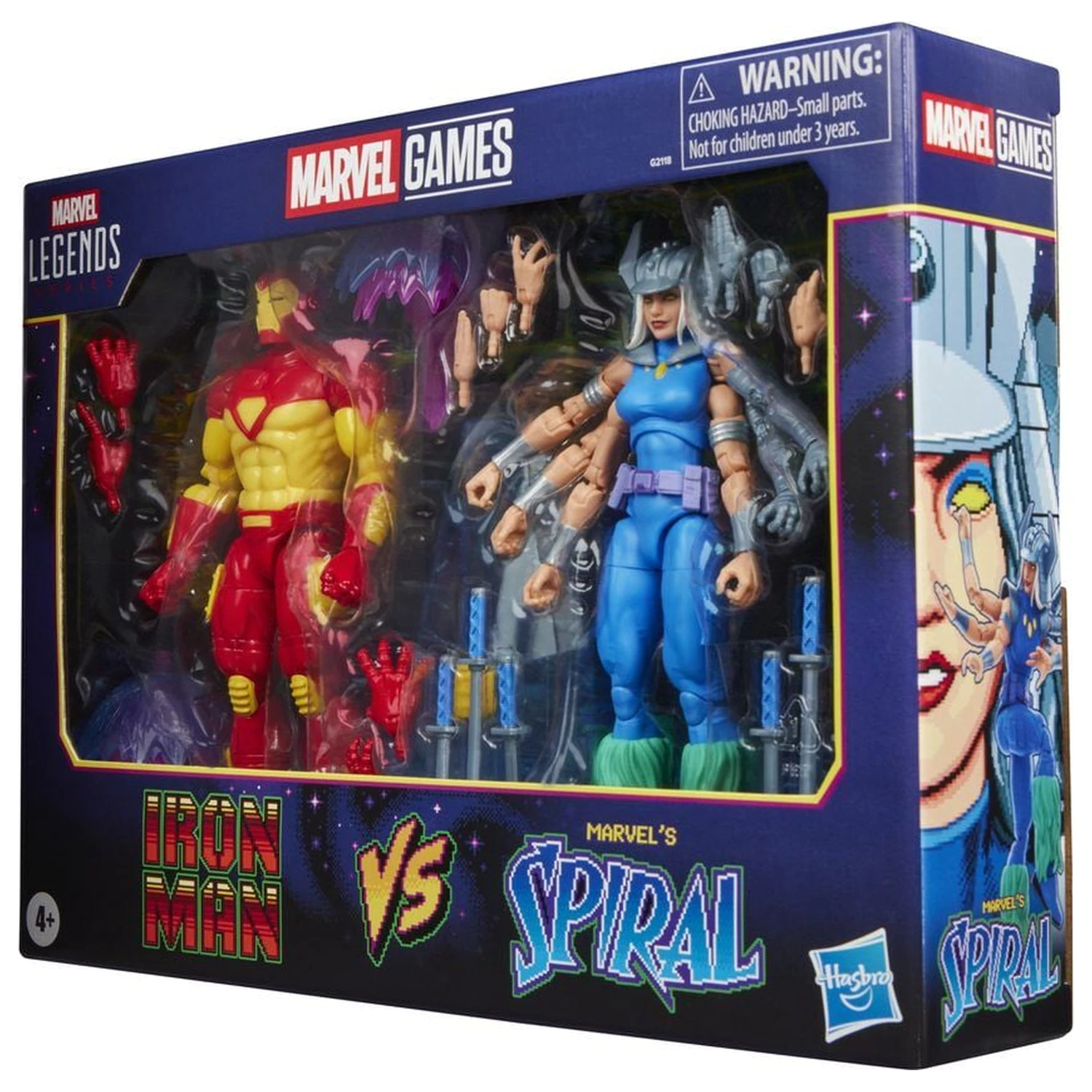 Marvel Games Iron Man Vs Marvels Spiral pack 2 figure 15 cm fotografija proizvoda