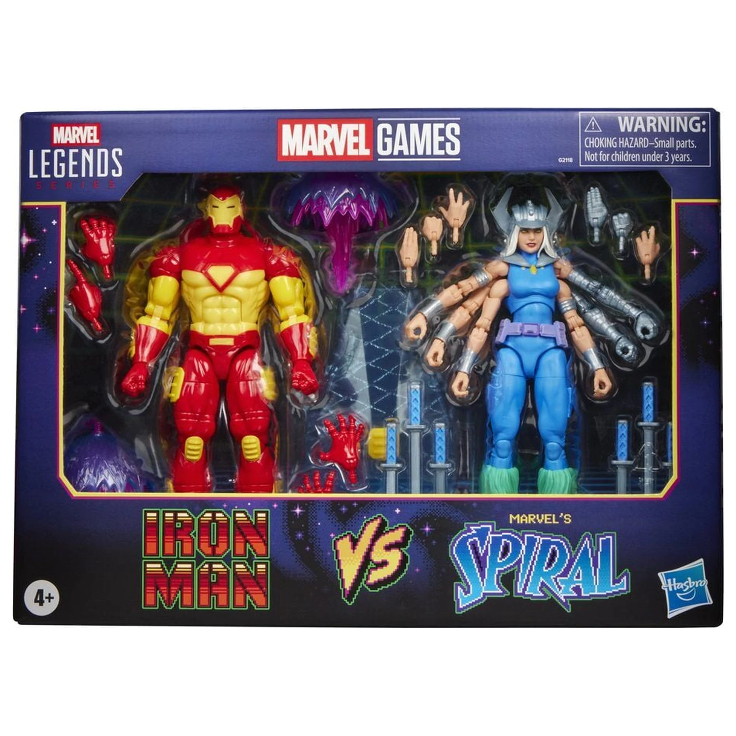 Marvel Games Iron Man Vs Marvels Spiral pack 2 figure 15 cm fotografija proizvoda