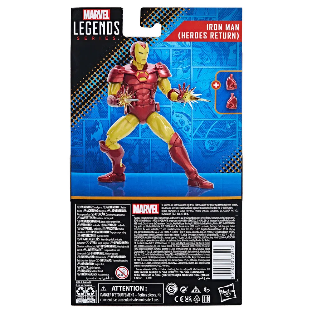 Marvel Legends akcijska figura Iron Man (Heroes Return) 15 cm fotografija proizvoda