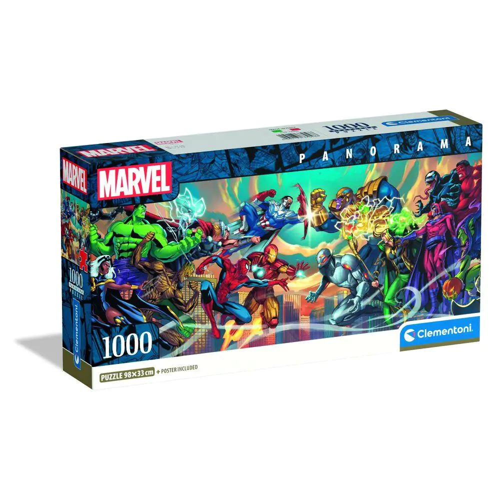 Marvel Heroes vs Villains panorama puzzle 1000 kom fotografija proizvoda