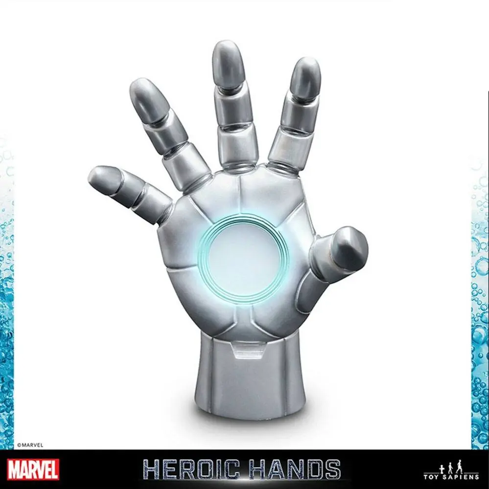 Marvel Heroic Hands Kip u prirodnoj veličini #2C Iron Man Grey Armor 23 cm fotografija proizvoda