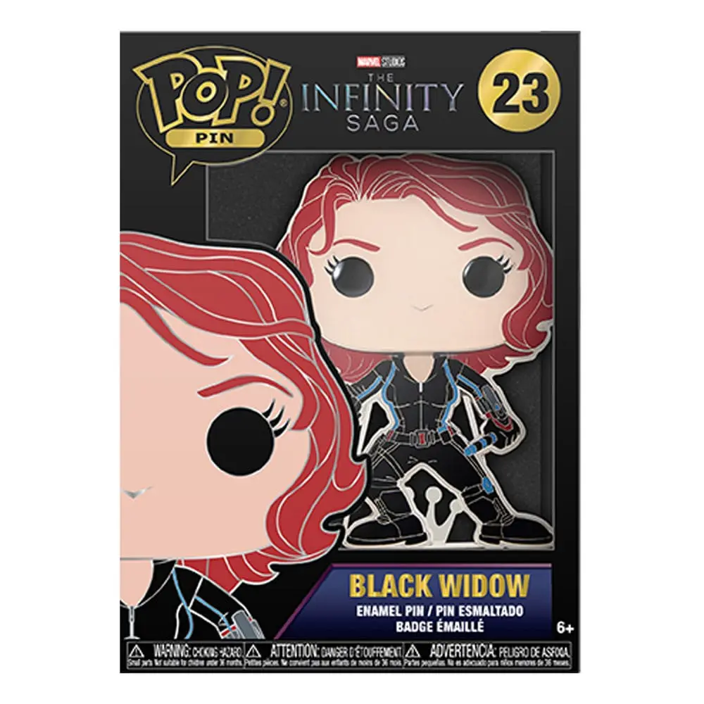 Marvel Infinity Saga POP! Emajlirani Pin Black Widow 10 cm fotografija proizvoda