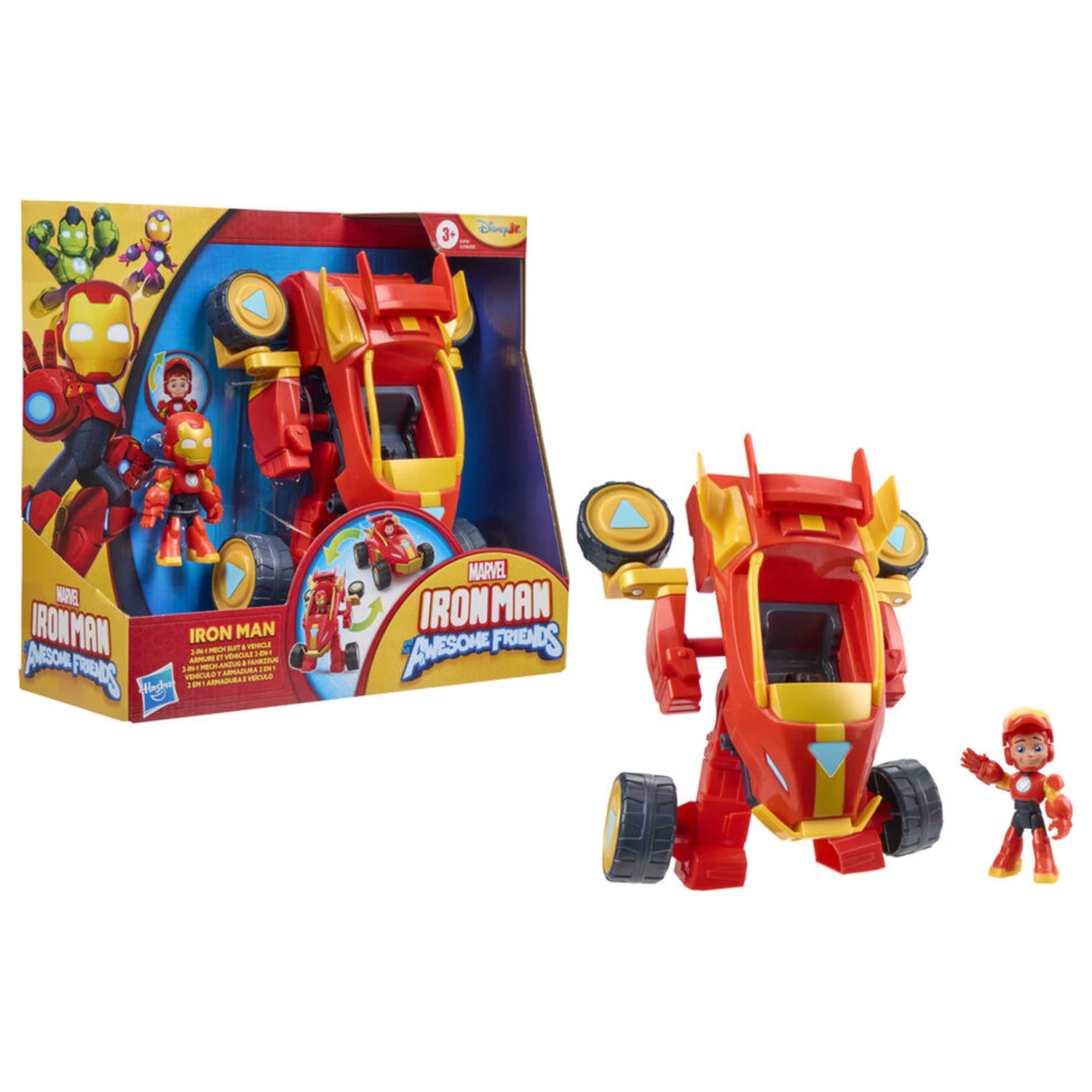 Marvel Iron Man And His Awesome Friends figura i vozilo fotografija proizvoda