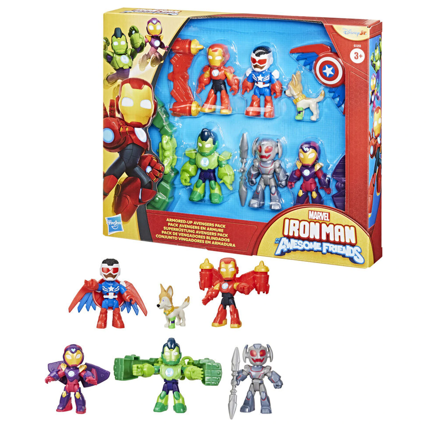 Marvel Iron Man And His Awesome Friends paket od 6 figura 7cm fotografija proizvoda