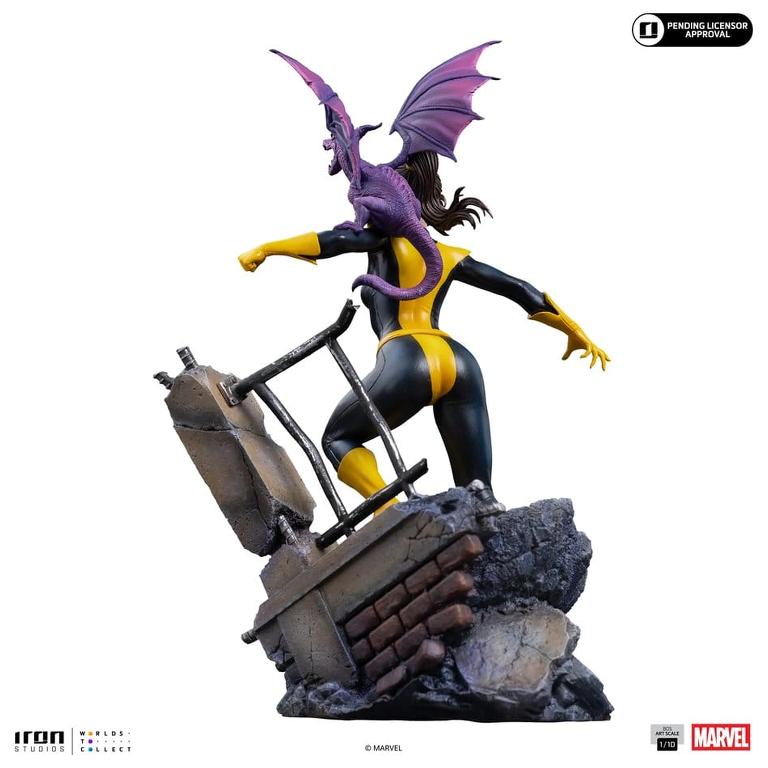 Marvel Kitty Pride & Lockheed X-Men Comics BDS Art Scale Statua 1/10 Kitty Pride & Lockheed fotografija proizvoda