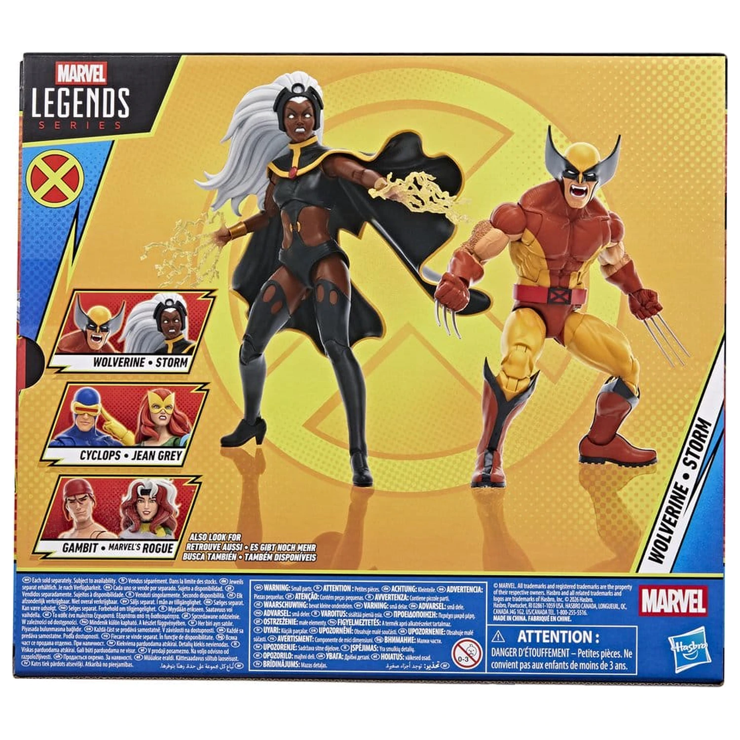Marvel Legends akcijske figure 2-pack Storm & Wolverine 15 cm fotografija proizvoda