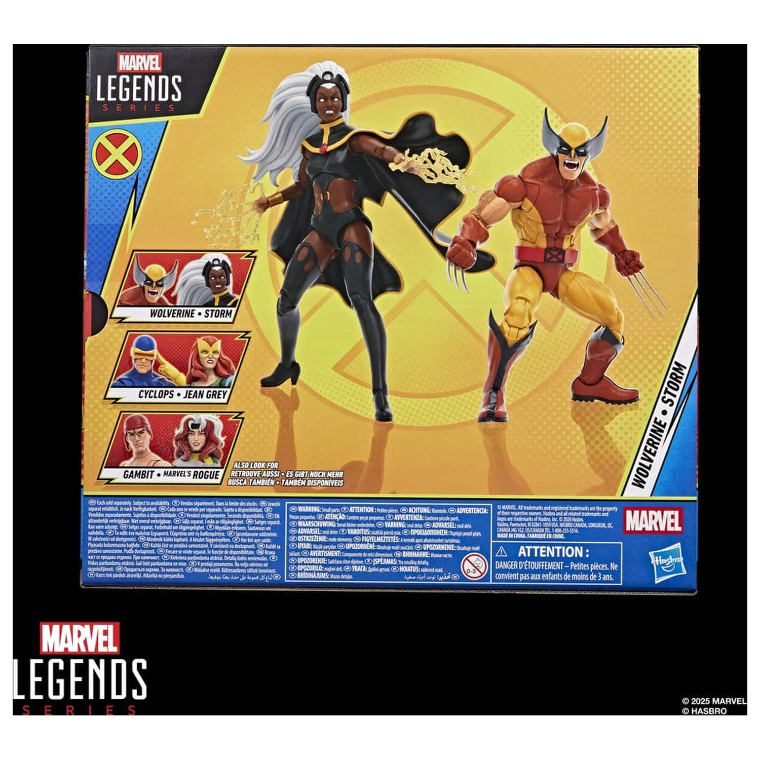 Marvel Legends akcijske figure 2-pack Storm & Wolverine 15 cm fotografija proizvoda