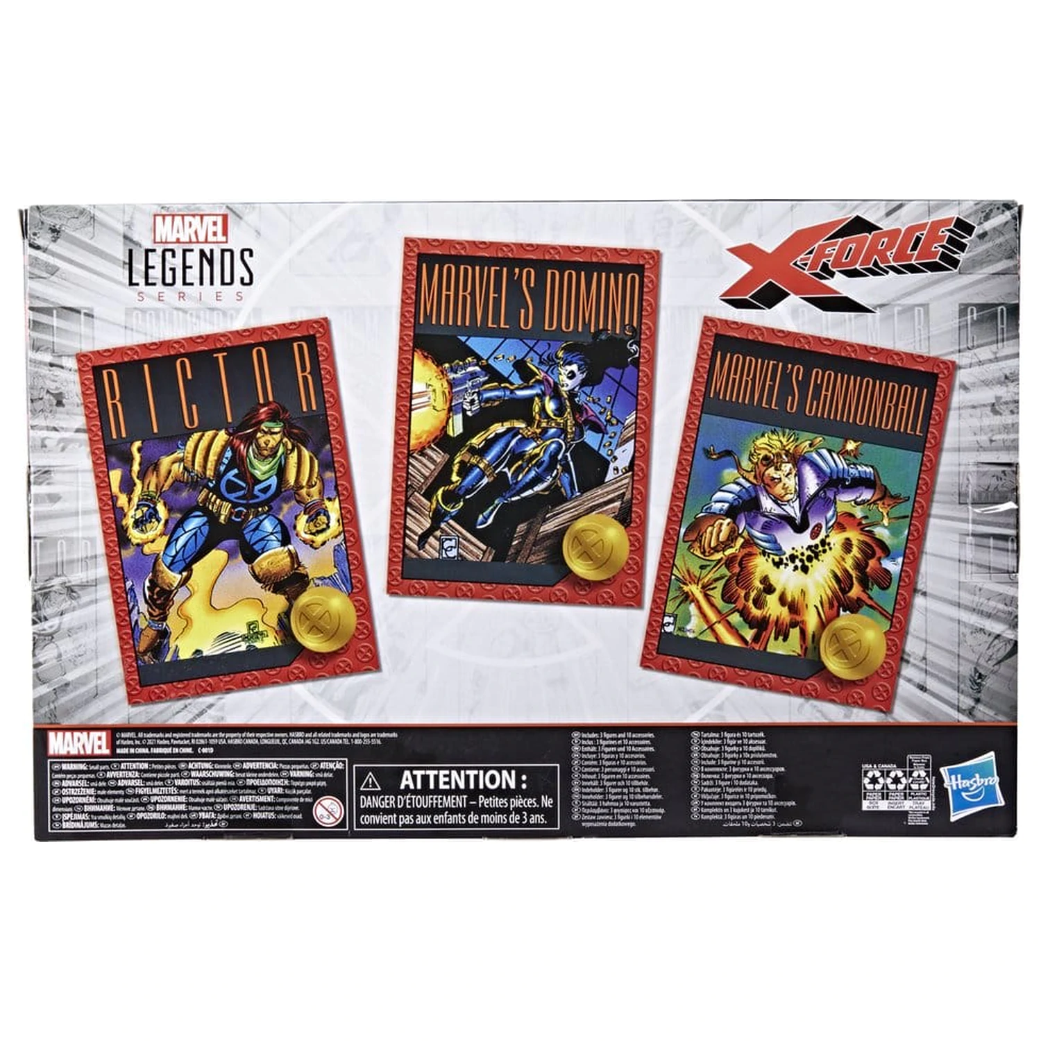 Marvel Legends Figura 3-Pak X-Force 15 cm fotografija proizvoda