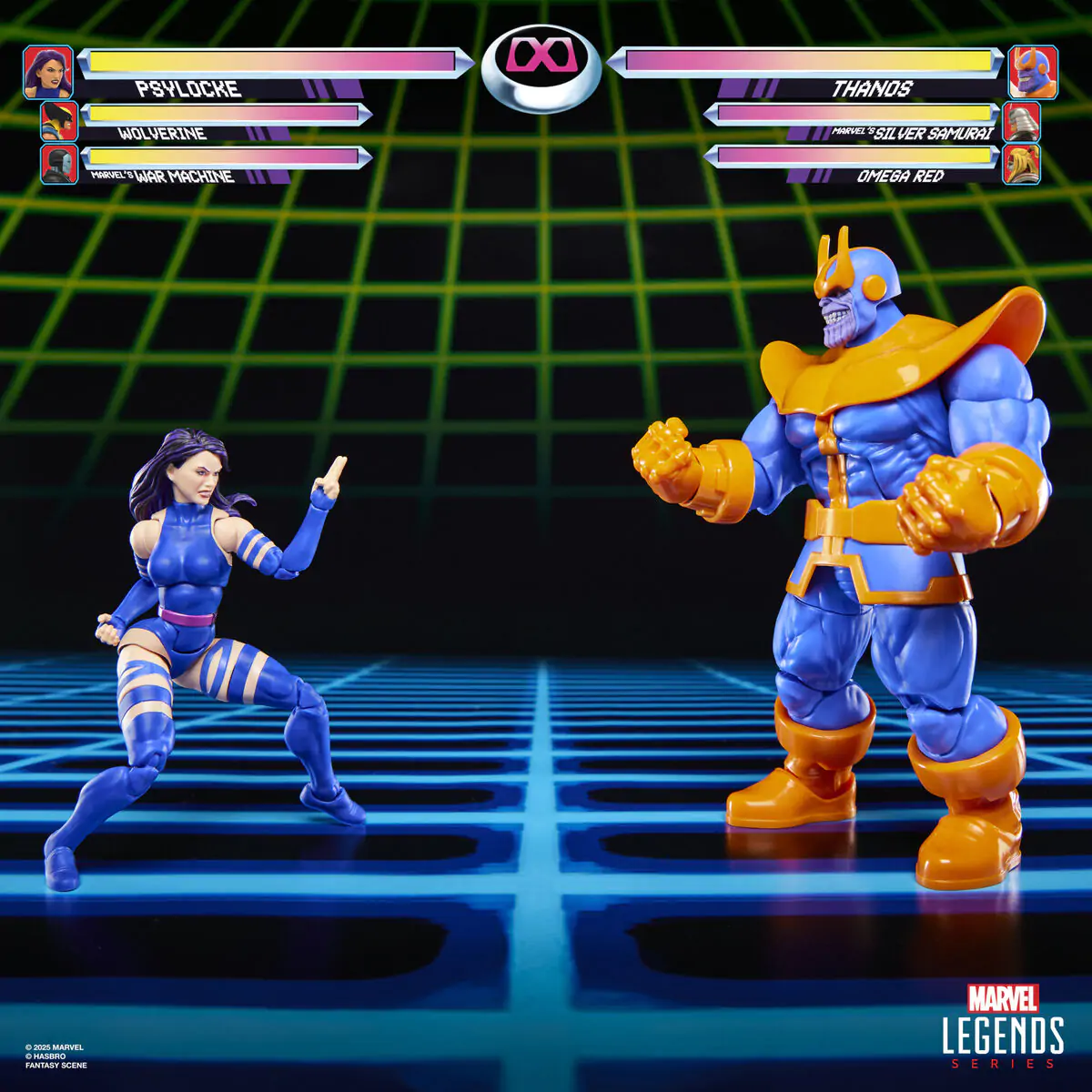 Marvel Legends Gameverse Psylocke vs Thanos paket 2 figure 15 cm fotografija proizvoda
