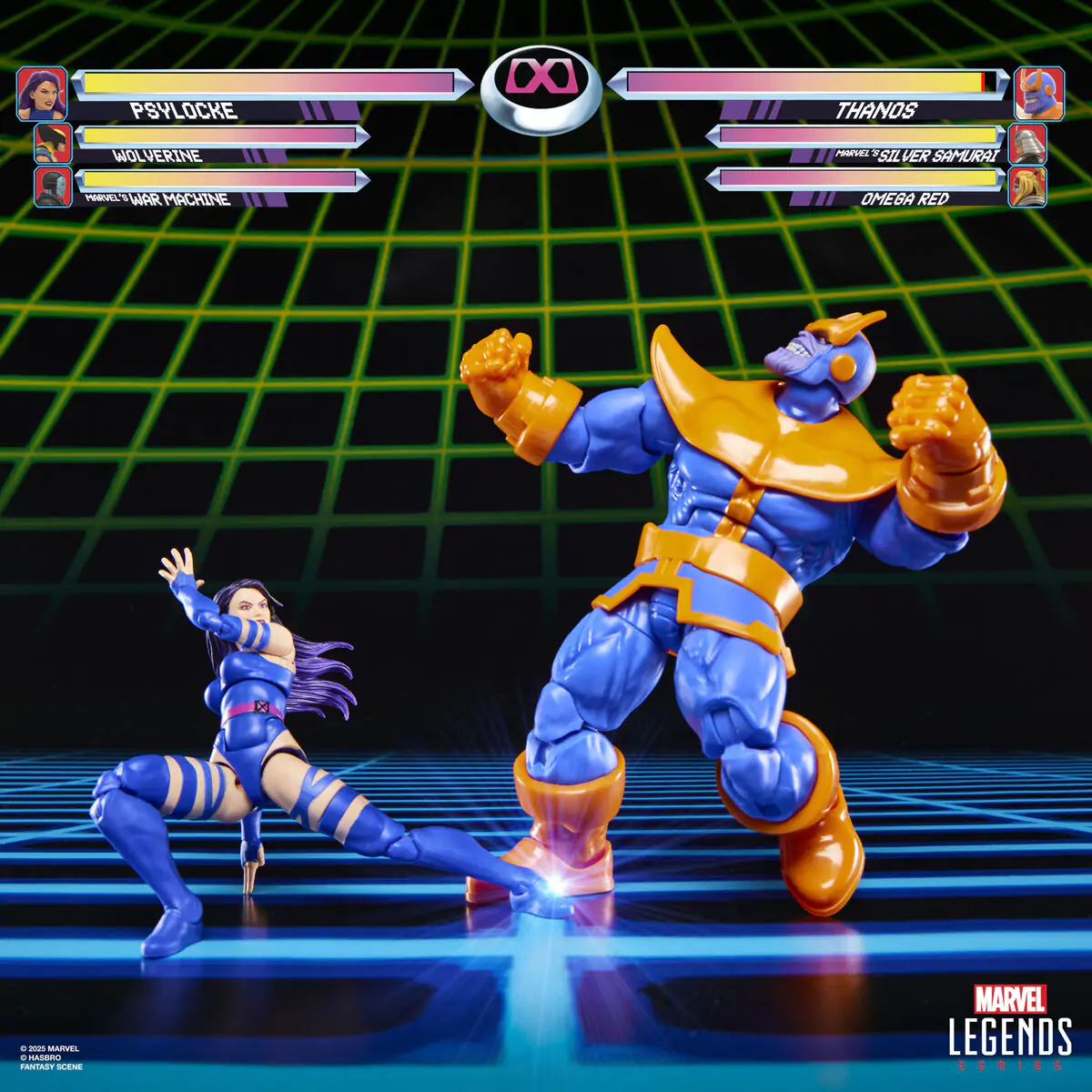 Marvel Legends Gameverse Psylocke vs Thanos paket 2 figure 15 cm fotografija proizvoda