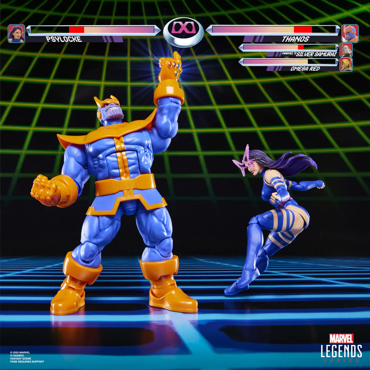 Marvel Legends Gameverse Psylocke vs Thanos paket 2 figure 15 cm fotografija proizvoda