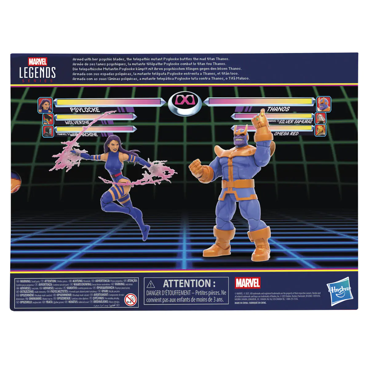 Marvel Legends Gameverse Psylocke vs Thanos paket 2 figure 15 cm fotografija proizvoda