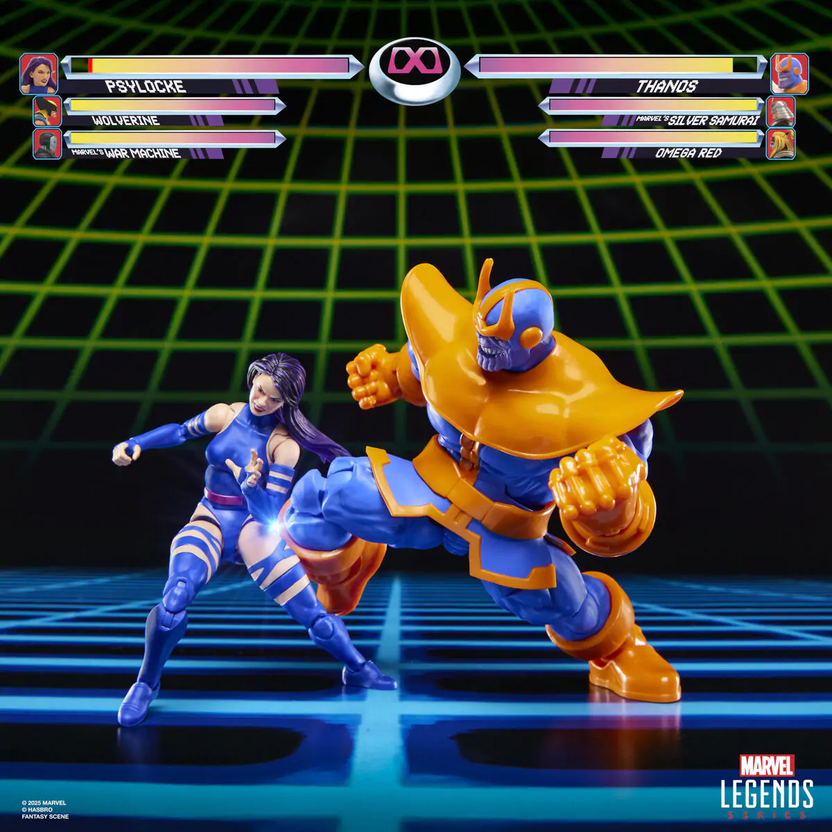 Marvel Legends Gameverse Psylocke vs Thanos paket 2 figure 15 cm fotografija proizvoda