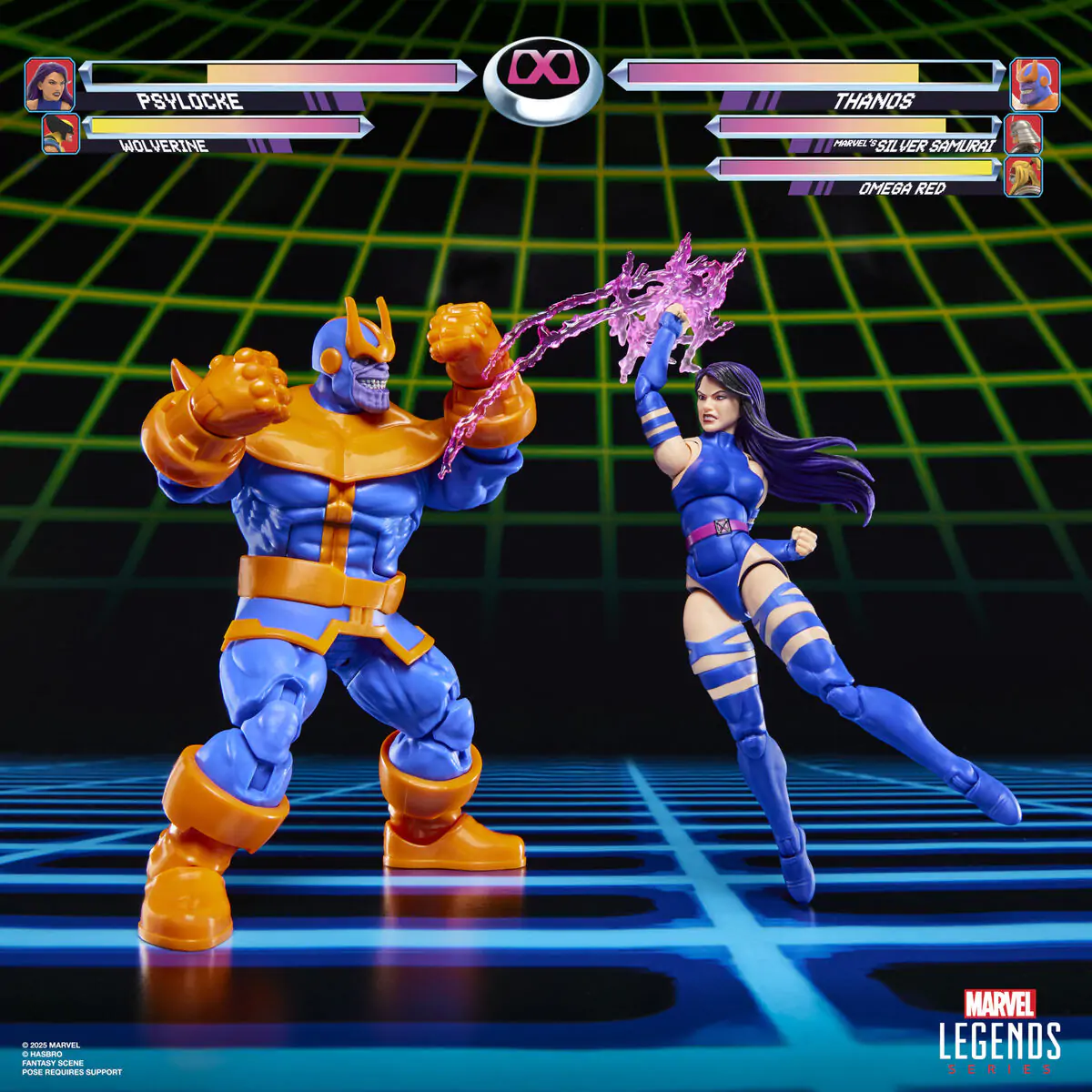 Marvel Legends Gameverse Psylocke vs Thanos paket 2 figure 15 cm fotografija proizvoda
