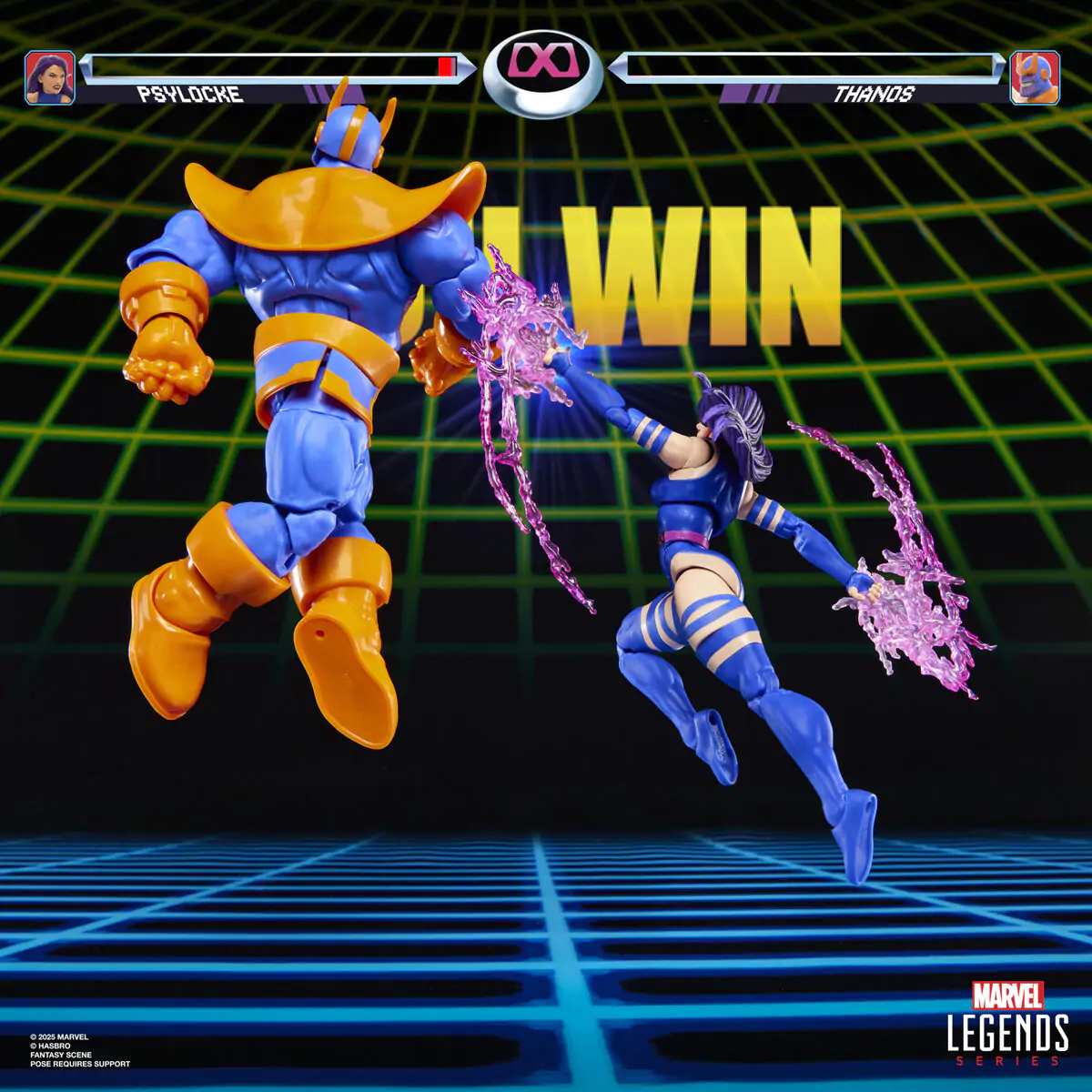 Marvel Legends Gameverse Psylocke vs Thanos paket 2 figure 15 cm fotografija proizvoda