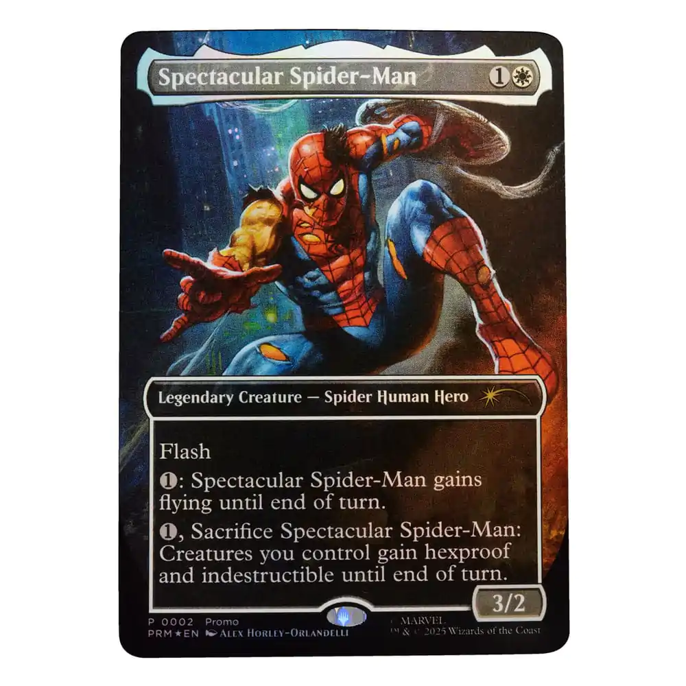 Marvel Legends Magic: The Gathering akcijska figura Battle-Damaged Spider-Man (plus Exclusive Foil Card) 15 cm fotografija proizvoda