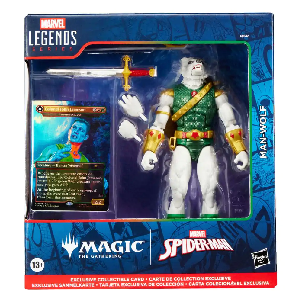 Marvel Legends Magic: The Gathering akcijska figura Man-Wolf (plus ekskluzivna folijska kartica) 15 cm fotografija proizvoda