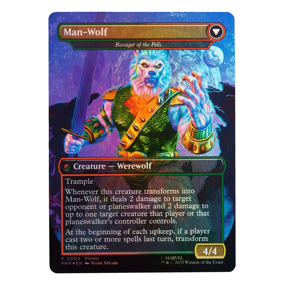 Marvel Legends Magic: The Gathering akcijska figura Man-Wolf (plus ekskluzivna folijska kartica) 15 cm fotografija proizvoda