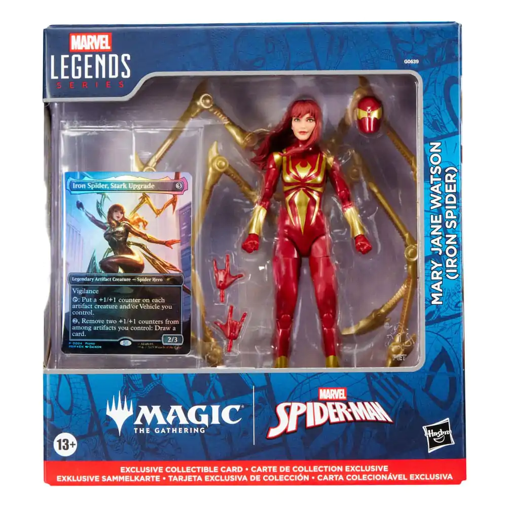 Marvel Legends Magic: The Gathering akcijska figura Mary Jane Watson (Iron Spider) (plus ekskluzivna folijska kartica) 15 cm fotografija proizvoda