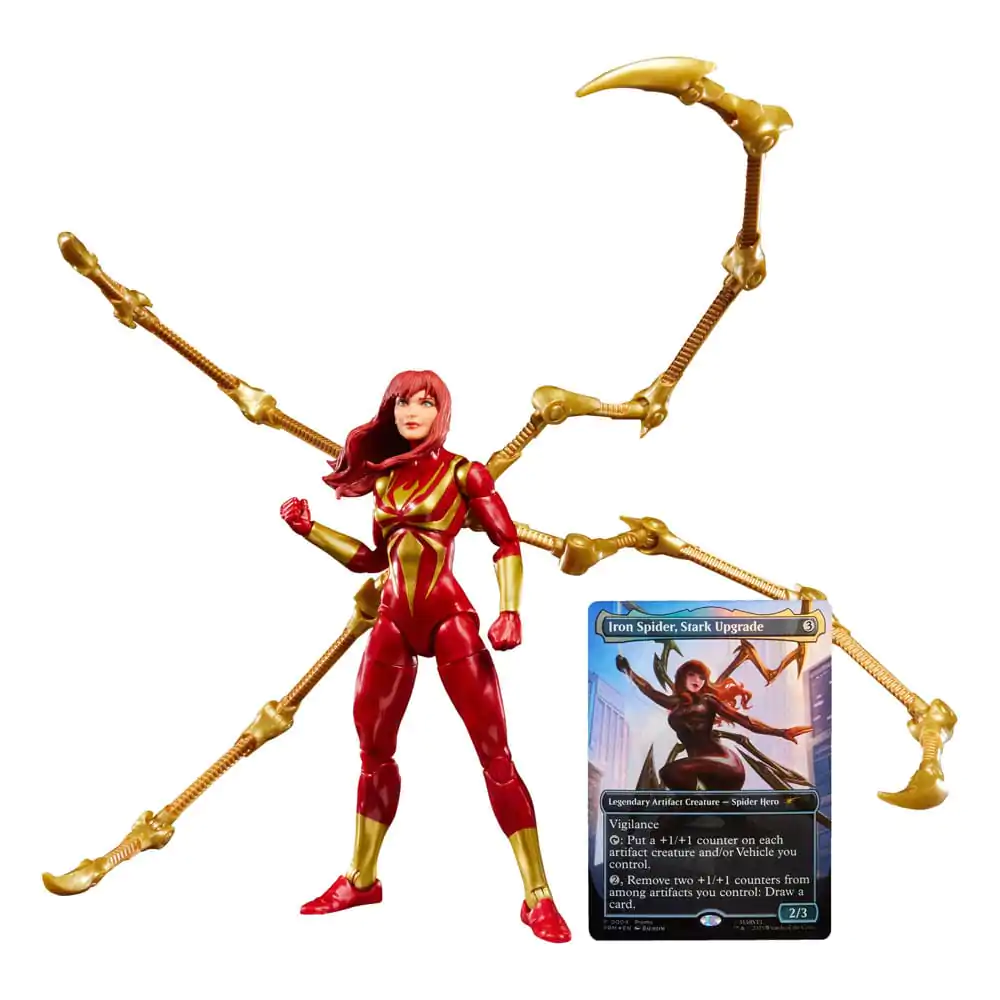 Marvel Legends Magic: The Gathering akcijska figura Mary Jane Watson (Iron Spider) (plus ekskluzivna folijska kartica) 15 cm fotografija proizvoda