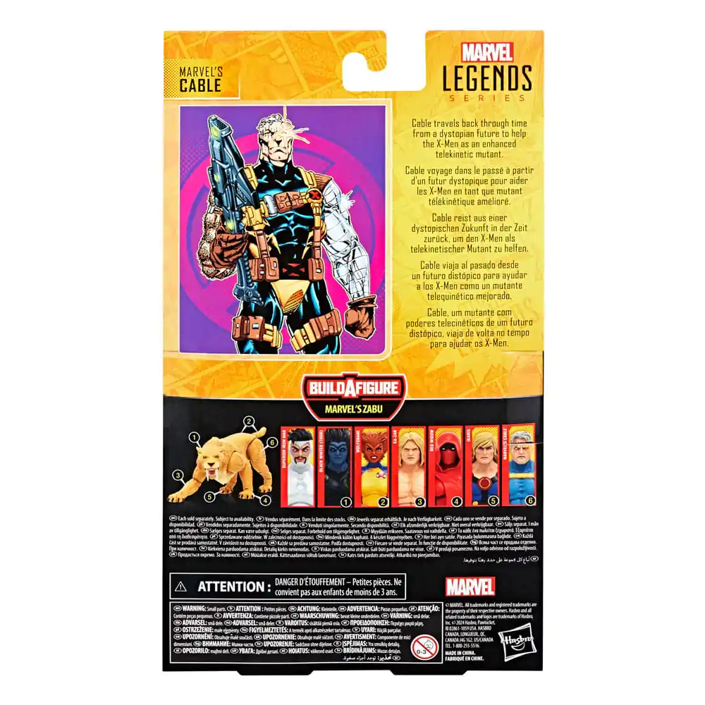Marvel Legends Action Figure Marvel's Cable (BAF: Marvel's Zabu) 15 cm fotografija proizvoda