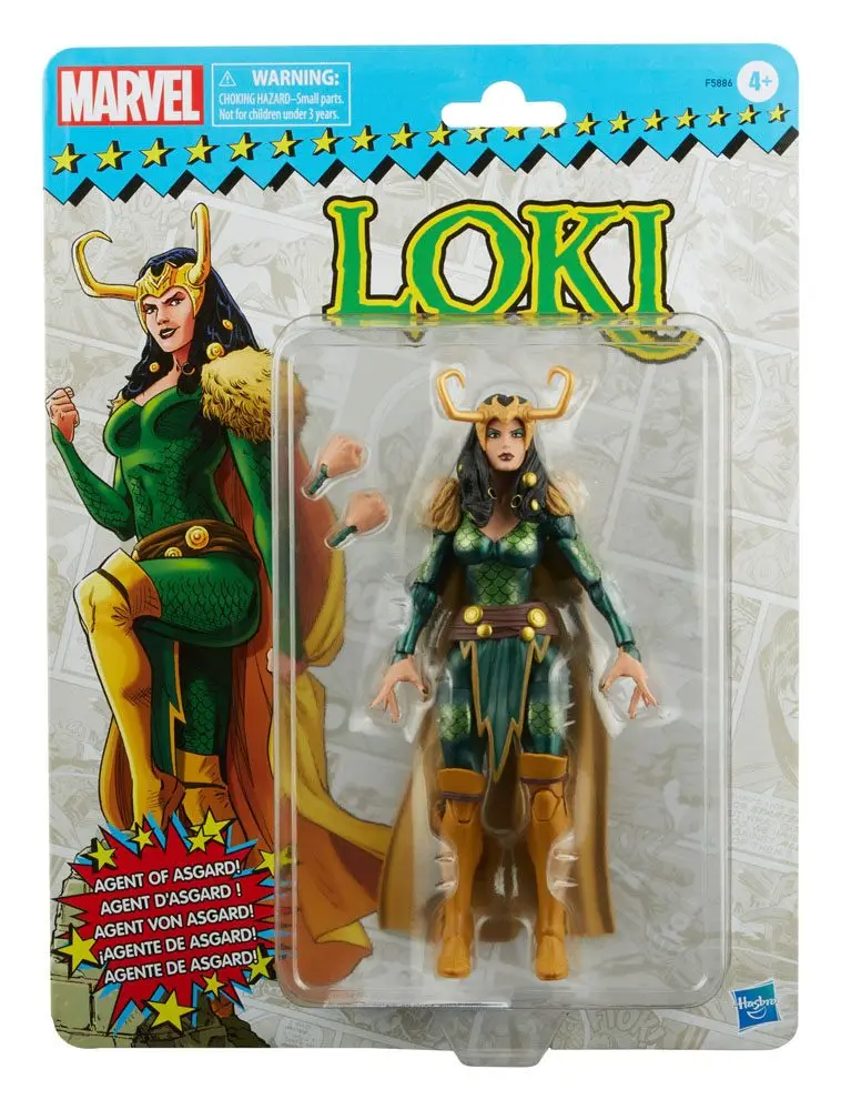 Marvel Legends Retro Collection Series akcijska figura 2022 Loki - Agent of Asgard 10 cm fotografija proizvoda