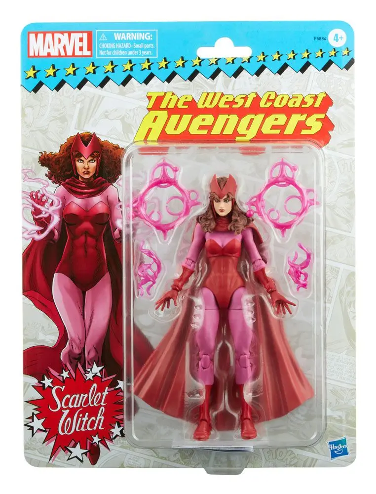 Marvel Legends Retro Collection Series akcijska figura 2022 Scarlet Witch (West Coast Avengers) 15 cm fotografija proizvoda