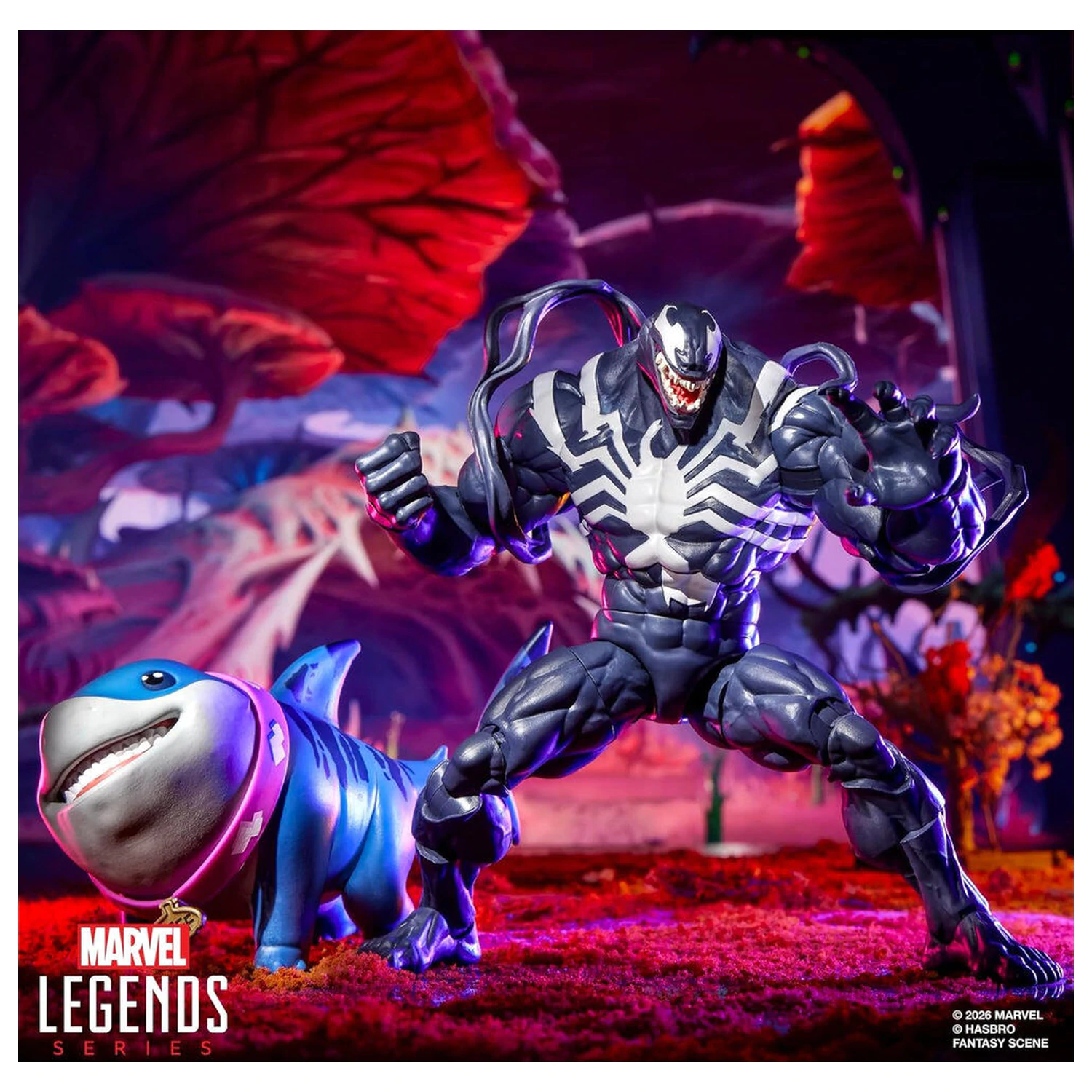 Marvel Legends Rivals Venom & Jeff the Land Shark figure 15cm fotografija proizvoda