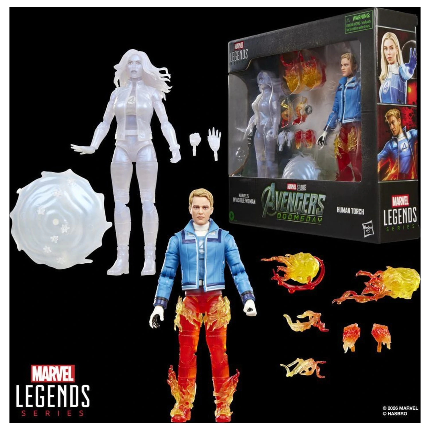 Marvel Legends Series Avengers Doomsday Invisible Woman & Human Torch pakiranje od 2 figure 15cm fotografija proizvoda